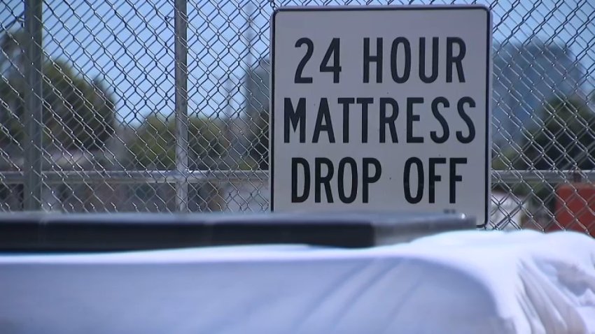 A pilot program in Long Beach aims to serve as a space to dump unwanted mattresses.