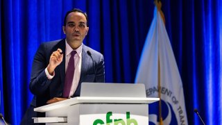 Rohit Chopra, director of the Consumer Financial Protection Bureau (CFPB), speaks during a hearing in Washington, DC, US, on Thursday, May 9, 2024.