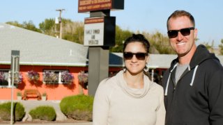 Chris and Roxanna Harwood purchased the Wheels Motel from Chris’ father in 2017.