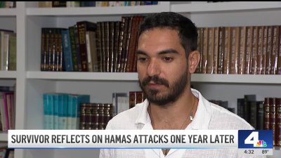 Survivor reflects on Hamas attacks one year later