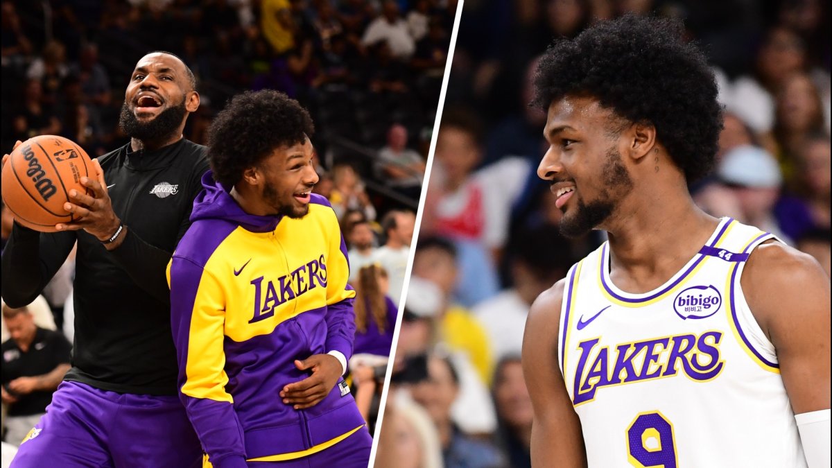Lebron James And Bronny James Make Nba History Nbc Los Angeles Lebron James And Bronny James Make Nba History Nbc Los Angeles