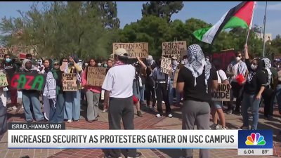 USC increases security amid student protests