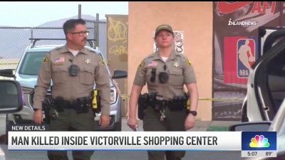 Gunman kills man inside Victorville shopping center