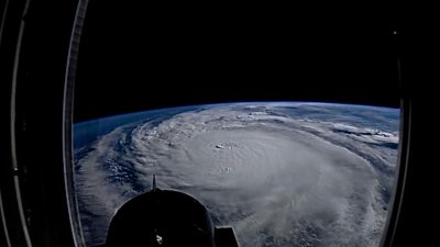 NASA astronaut shares remarkable view of Hurricane Milton from space