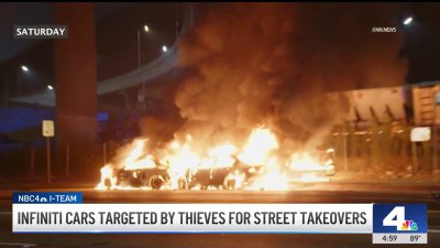 Infiniti, Nissan cars targeted by thieves for street takeovers