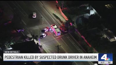 Suspected drunk driver kills woman on a walk in Anaheim