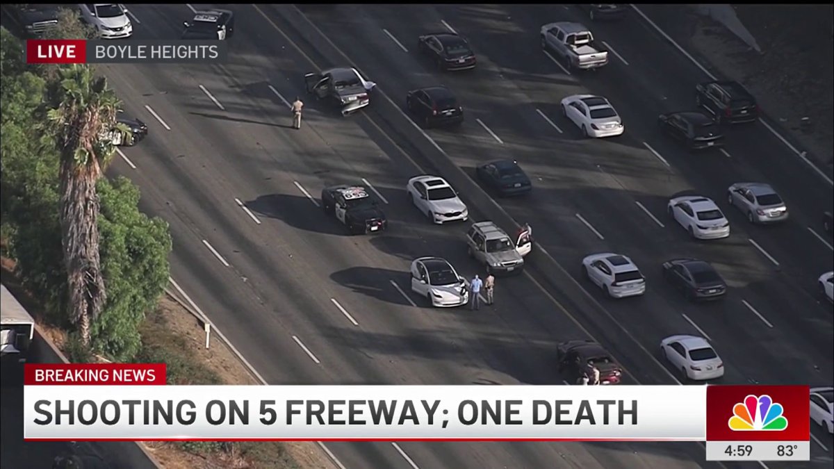 Deadly shooting in the middle of 5 Freeway in Boyle Heights – NBC Los ...