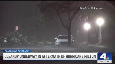 Cleanup underway in aftermath of Hurricane Milton