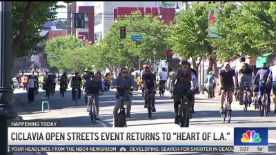 CicLAvia returns near downtown Los Angeles