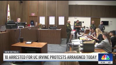 10 protesters arrested at UC Irvine demonstrations appear in court