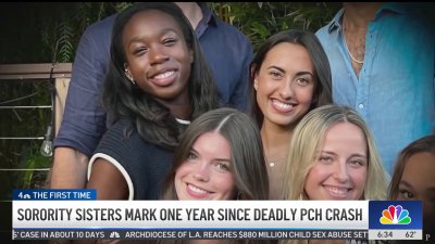 Sorority sisters mourn 4 Pepperdine students killed in PCH crash 1 year ago