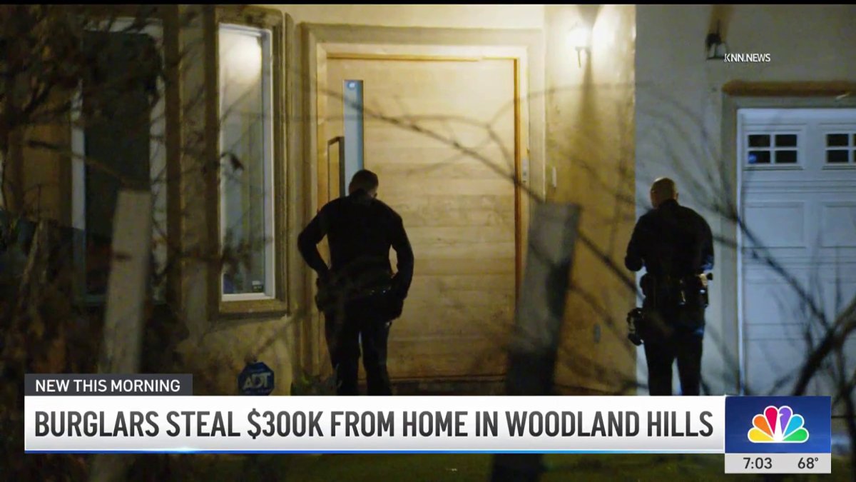 Burglars steal $300k from Woodland Hills home – NBC Los Angeles