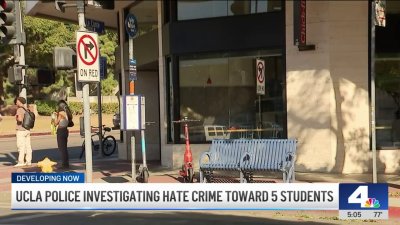 UCLA police investigating possible hate crime towards students