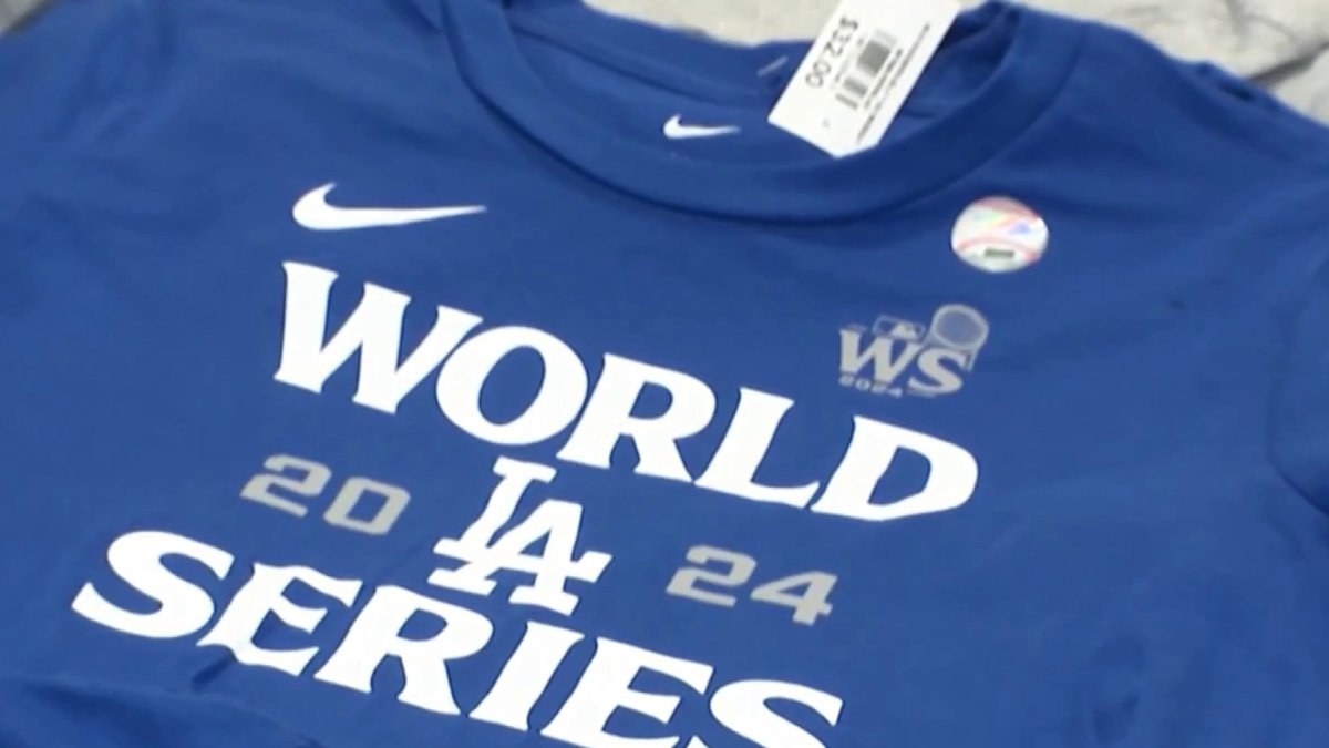 Sporting goods store extends hours to sell Dodgers World Series gear – NBC Los Angeles