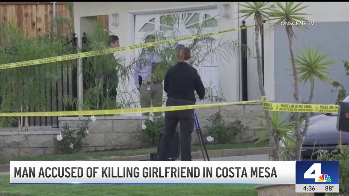 Man accused of killing girlfriend in Costa Mesa – NBC Los Angeles