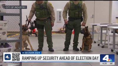 Ramping up security ahead of Election Day