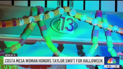 Costa Mesa woman decorates home with Taylor Swift Halloween decor