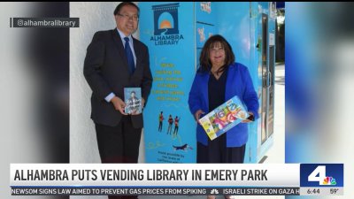 Alhambra puts library vending machine in Emery Park