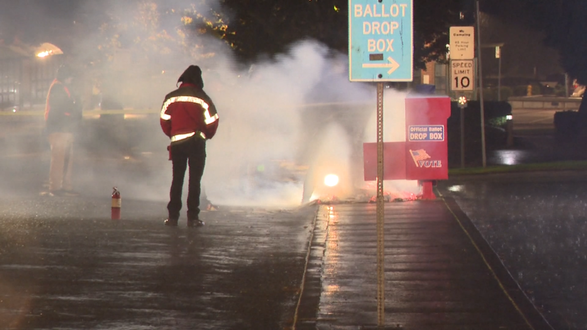 Ballot mailboxes set on fire in Portland, Ore., and Vancouver, Wash ...