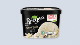 The ice cream in question: Breyers Natural Vanilla.