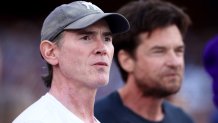 LOS ANGELES, CALIFORNIA – OCTOBER 25: Billy Crudup looks on during Game 1 of the 2024 World Series at Dodger Stadium on October 25, 2024 in Los Angeles, California. (Photo by Maddie Meyer/Getty Images)