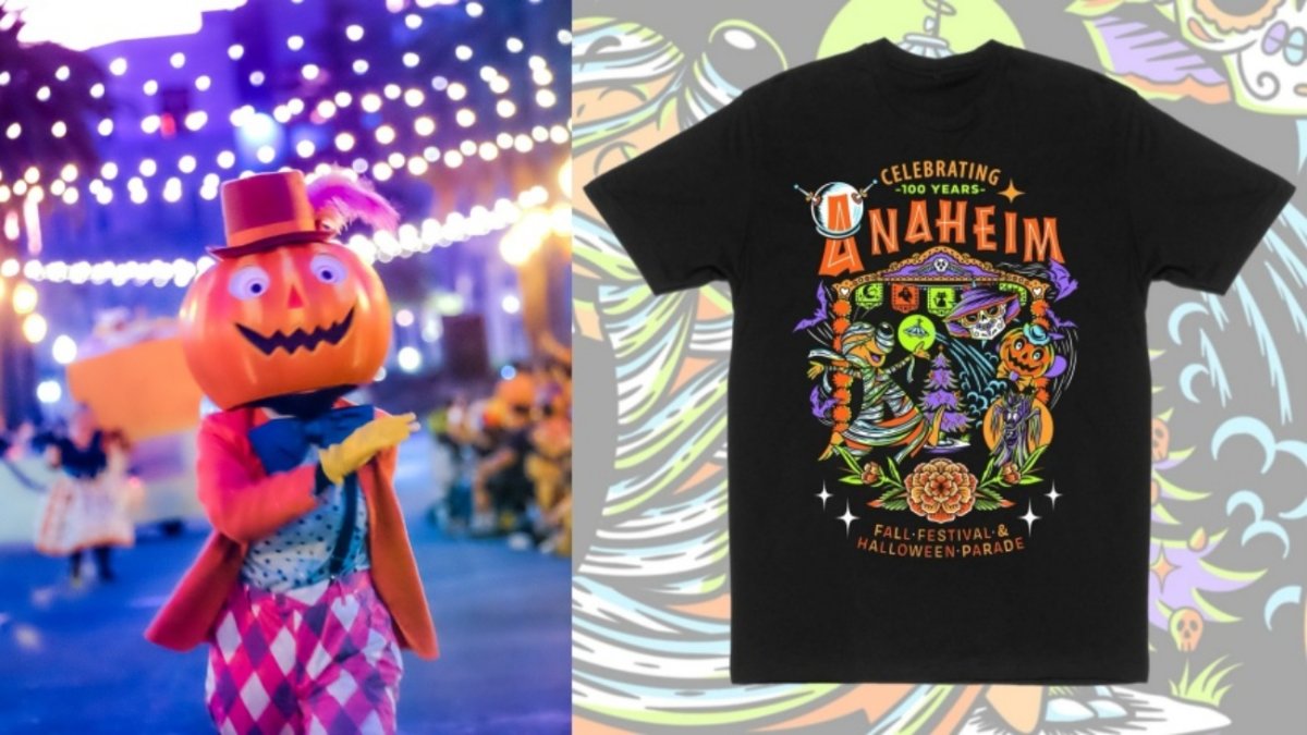 A new tee celebrates a century of the Anaheim Halloween Parade NBC Los Angeles