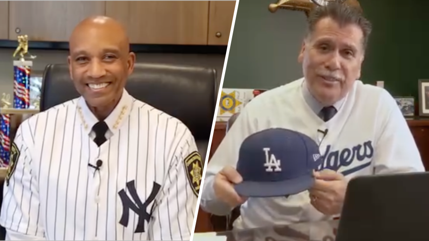 Suffolk County Sheriff Errol D. Toulon Jr. and Los Angeles County Sheriff Robert Luna are having a wager over which of their teams will win the World Series.