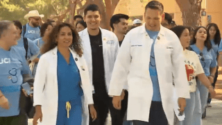 Dozens of physicians and medical students at UC Irvine School of Medicine took part in Latino Physician Day.