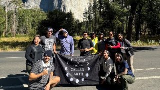 We Explore Earth members enjoy a camping trip to Yosemite.