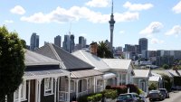 A general view of the city skyline on November 09, 2023 in Auckland, New Zealand. 