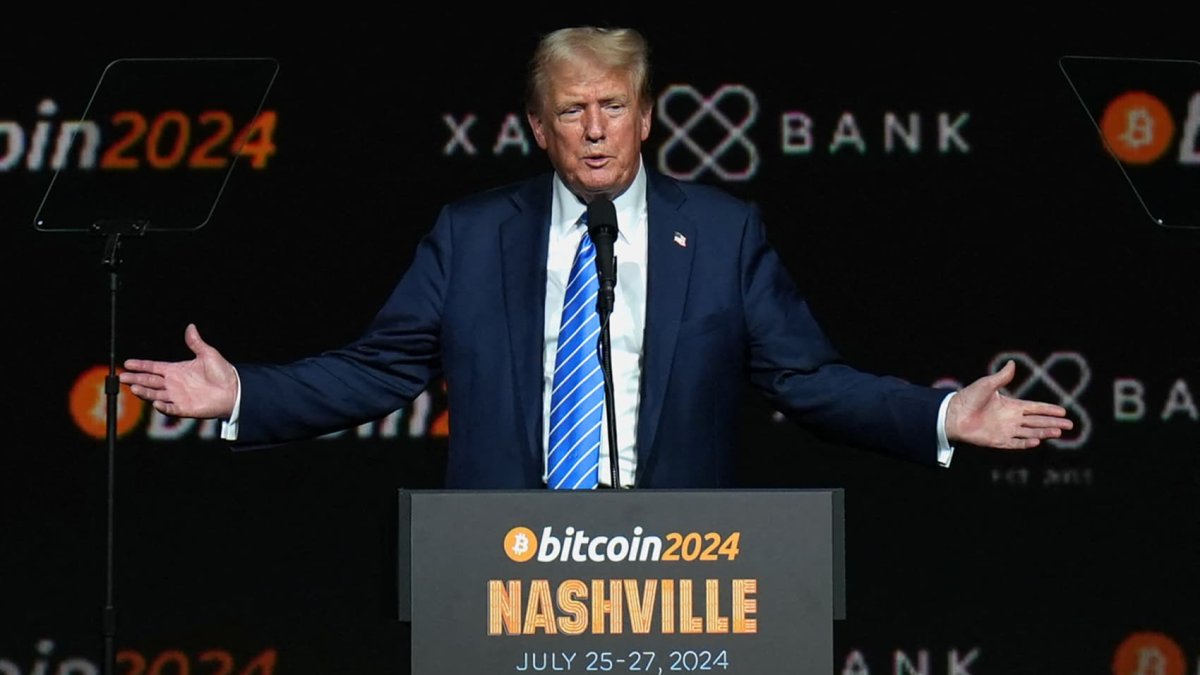 Trump Media in reported talks to buy crypto trading platform Bakkt, sending  shares soaring – NBC Los Angeles