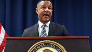 U.S. Attorney for the Eastern District of New York, Breon Peace, speaks during a news conference in Brooklyn, New York, U.S., October 22, 2024.
