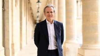 Guillaume Houze attends the 33rd ANDAM Prize Winner cocktail at les Jardins du Palais Royal on June 30, 2022 in Paris, France.