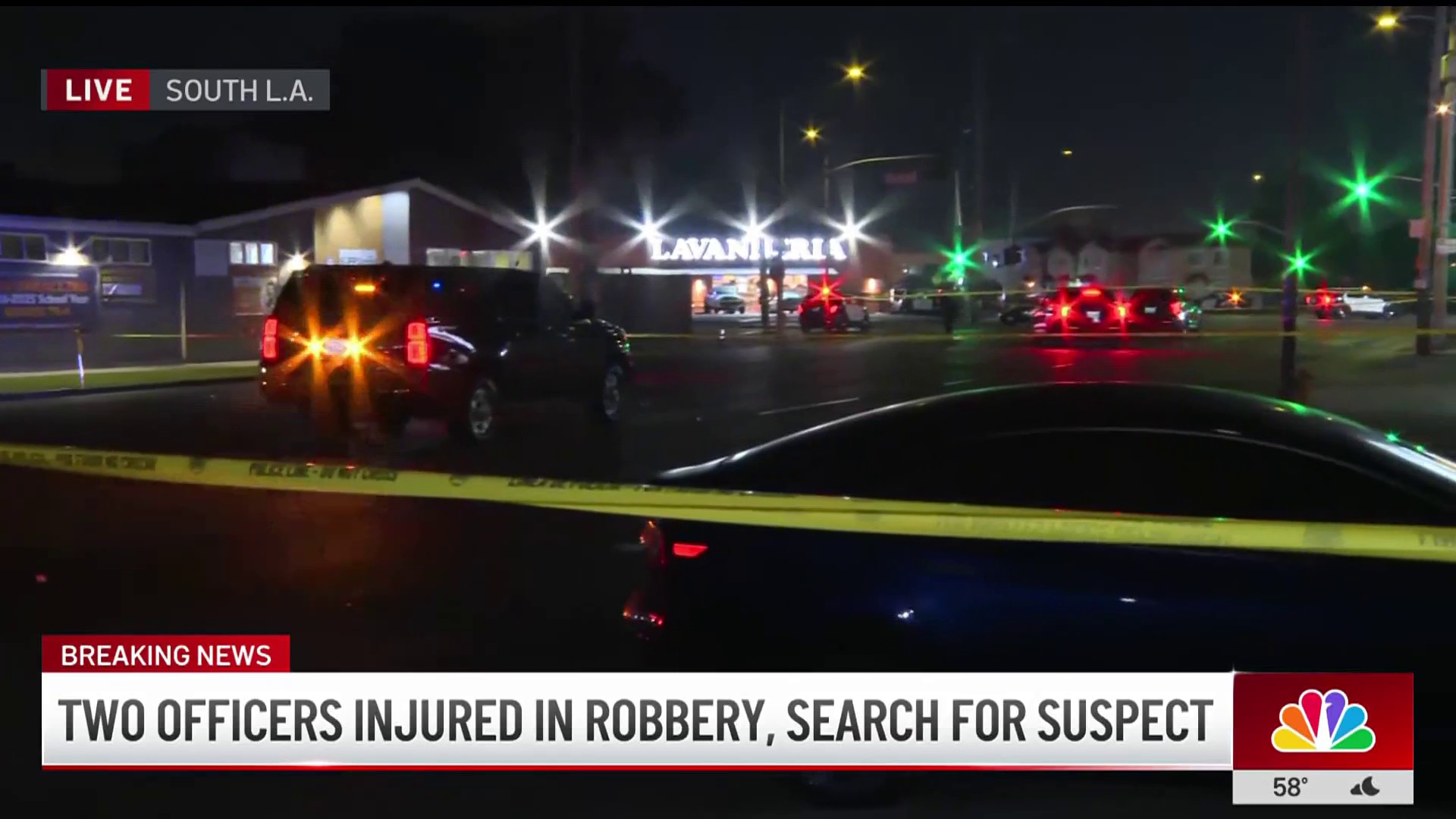 Two Officers Injured By Suspected Armed Robber In South LA – NBC Los ...