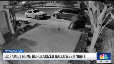 Orange County family's home burglarized on Halloween night