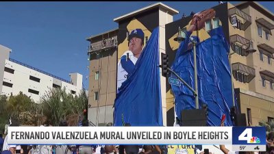 Fernando Valenzuela mural unveiled in Boyle Heights