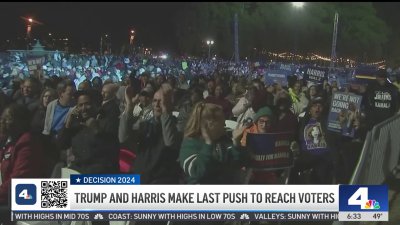 Trump and Harris make last push to reach voters