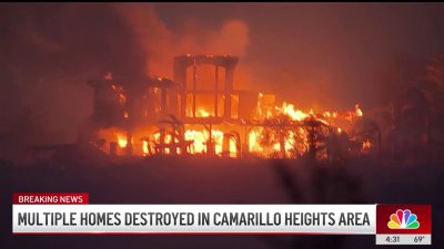 Camarillo Heights homes destroyed in Mountain Fire