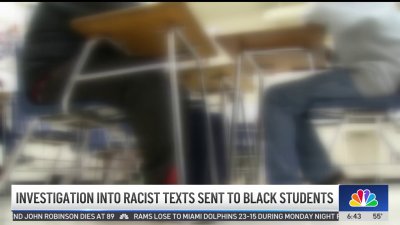 Investigation into racist texts sent to Black students