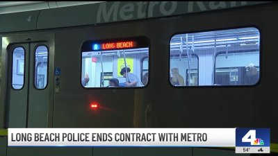 Long Beach police ends contract with Metro