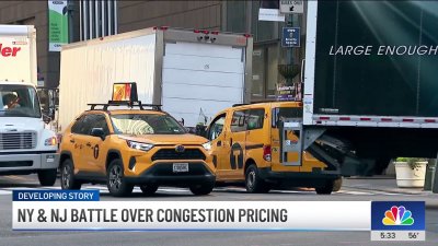 NY and NJ battle over return of congestion pricing