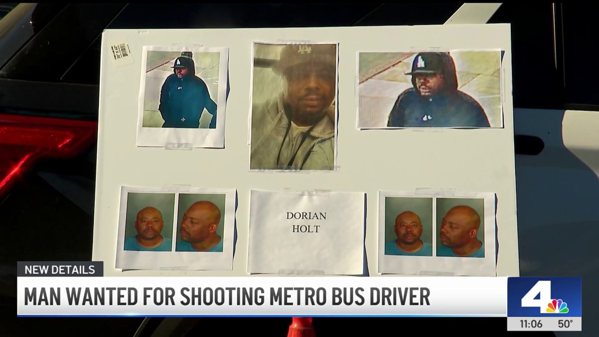 Police searching for man accused of shooting Metro bus driver – NBC Los ...