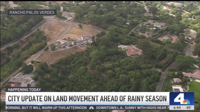 City update on land movement in Rancho Palos Verdes ahead of rainy season