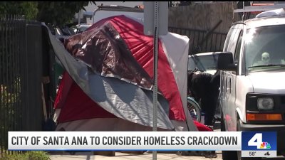 Santa Ana to consider homeless crackdown