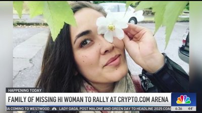 Family of missing woman to rally at Crypto.com arena