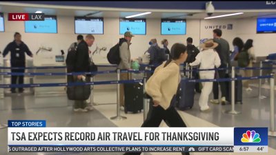 TSA expects record air travel for Thanksgiving