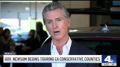 Gov. Newsom visits California's red counties after Democrats' loss