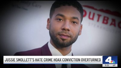 Jussie Smollett's hate crime hoax conviction overturned