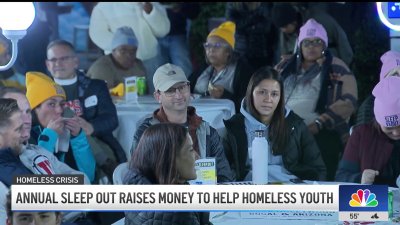 Annual sleep out raises money to help homeless youth