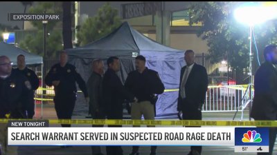 Search warrant served in suspected road rage death in Exposition Park